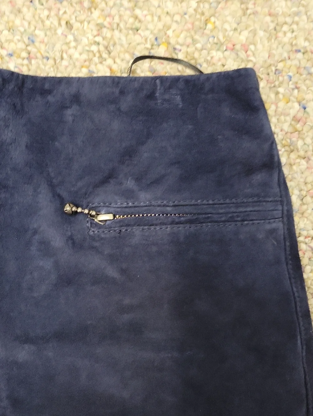 Blank NYC Navy Suede High Waist Shorts Sz 26. New Festival Summer Indie Sleeze
